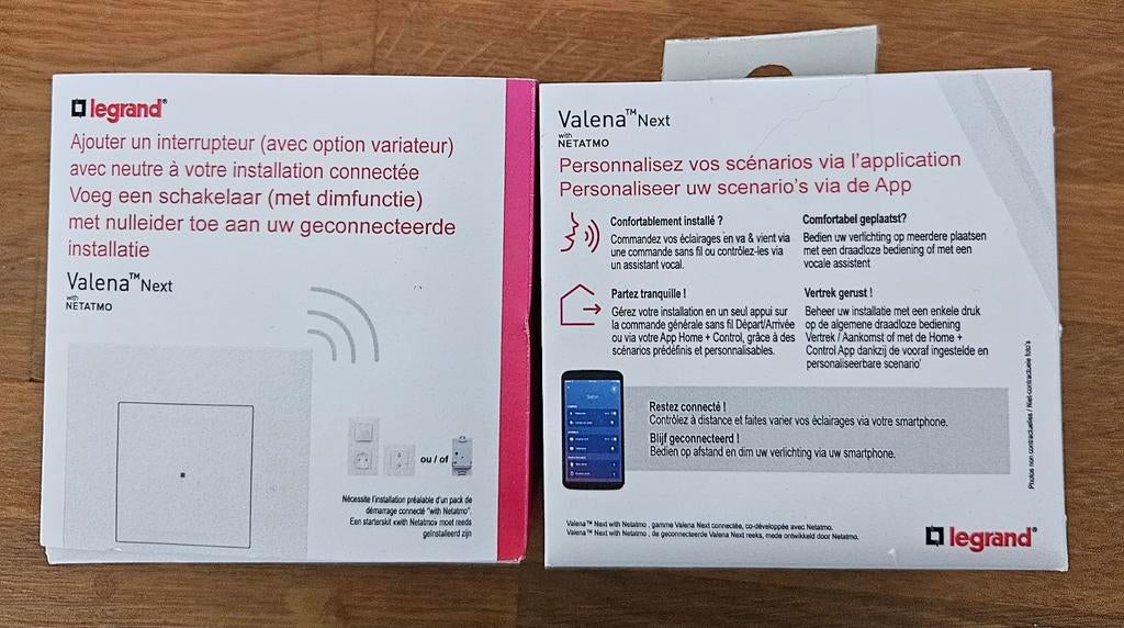 Interrupteur Legrand Valena Next avec fonction de gradation, Enlèvement ou Envoi