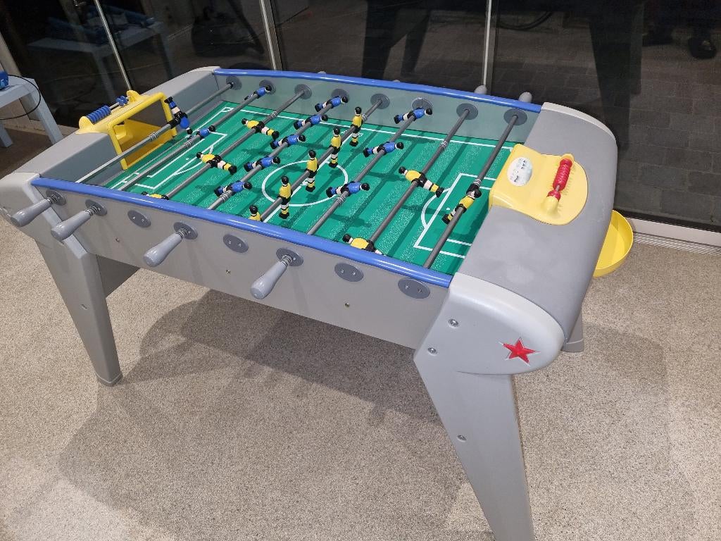 Tafelvoetbal, Ophalen, Gebruikt