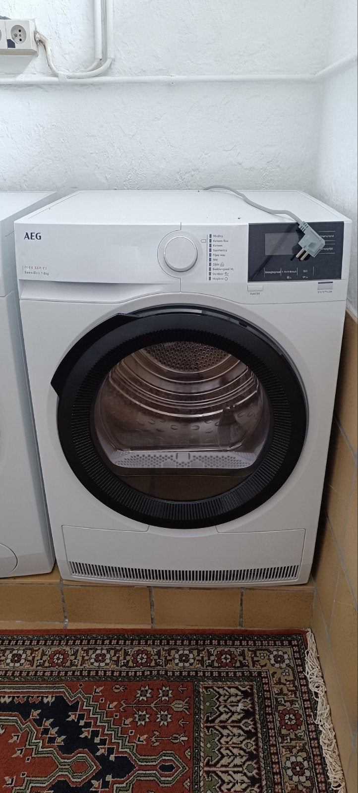 AEG 7000 series dry 1kg 8kg, Ophalen