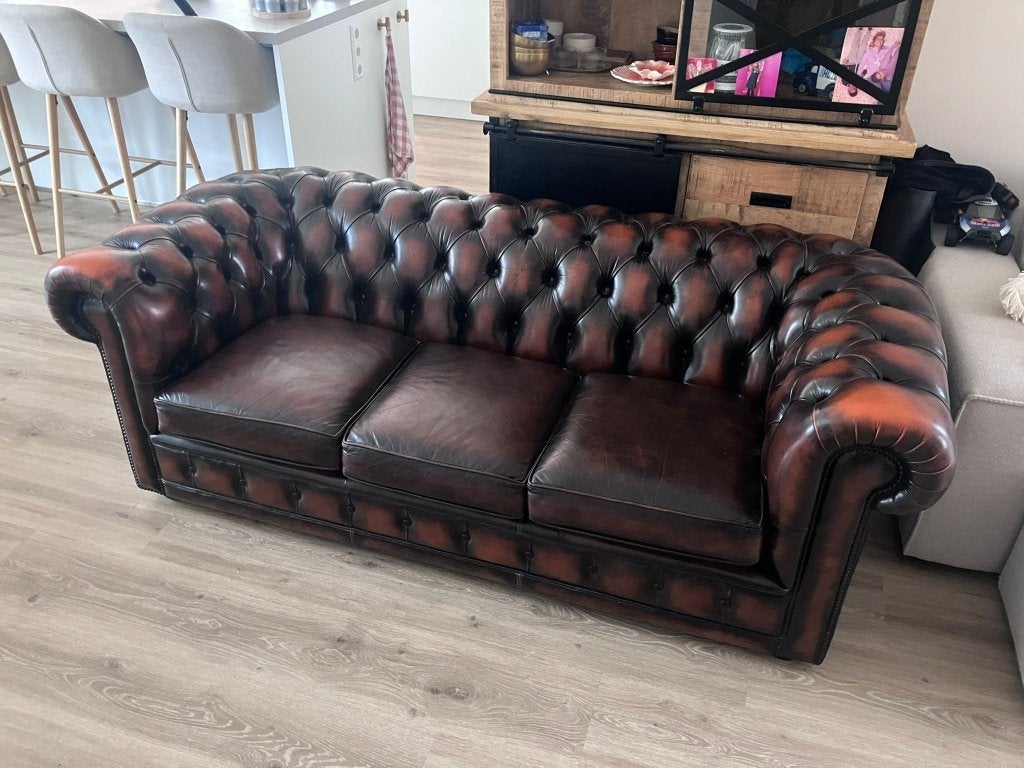 Chesterfield 3-zitsbank origineel, Ophalen