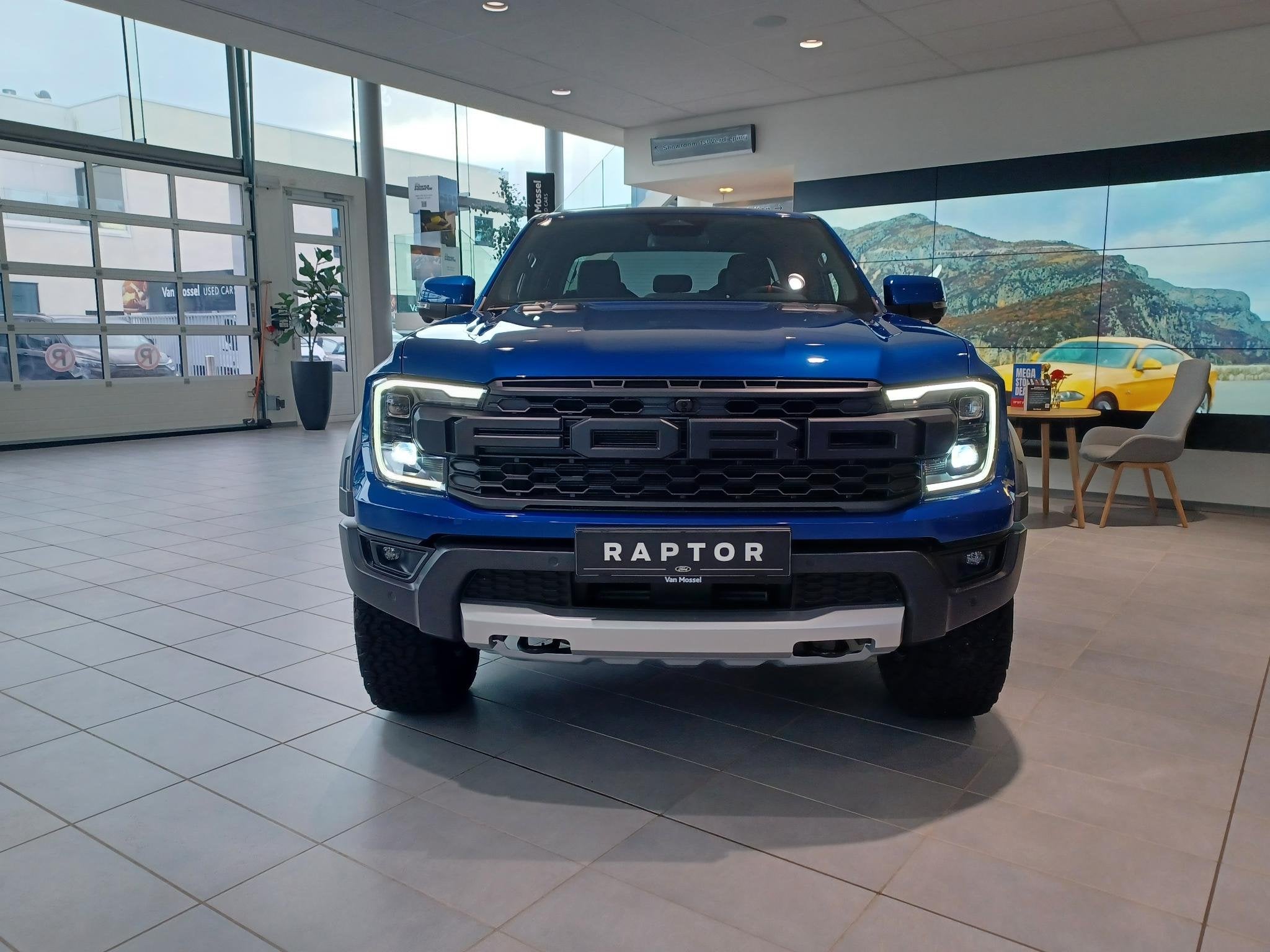 Ford Ranger 3.0 EcoBoost V6 214kW Aut. Raptor - Raptor Pack, Auto's, Automaat, 4 deurs, Stof, Blauw