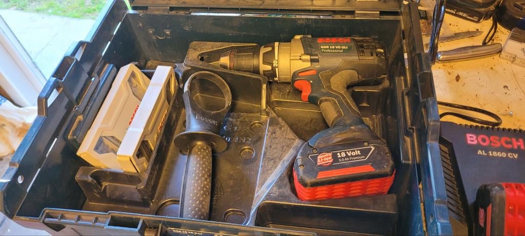 Bosch professinal GSR 18 VE -1-LI, Ophalen