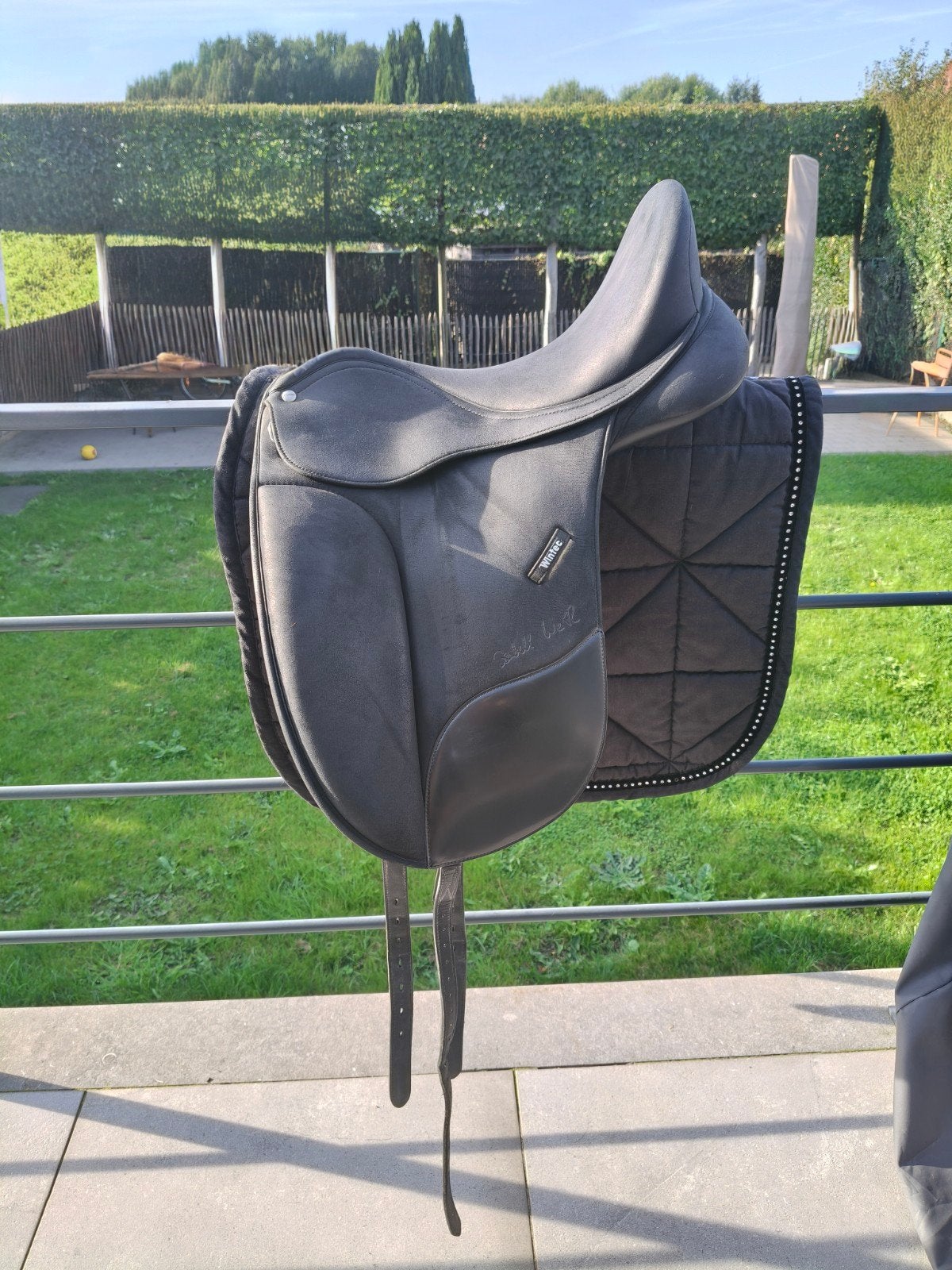 Wintec Isabell Werth Dressuurzadel – 17,5 inch – In zeer goe, Dieren en Toebehoren, Ophalen, L (17.5 inch), Dressuur, Wijd