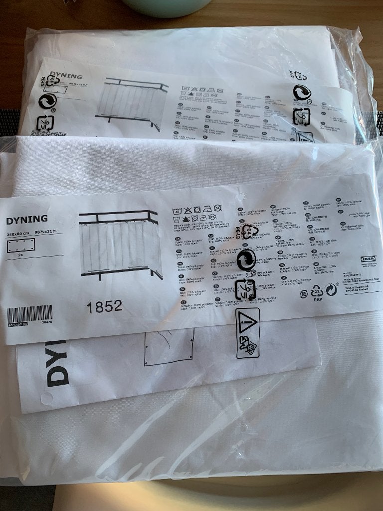 Balkon inkijkbescherming, Ophalen of Verzenden, Nieuw
