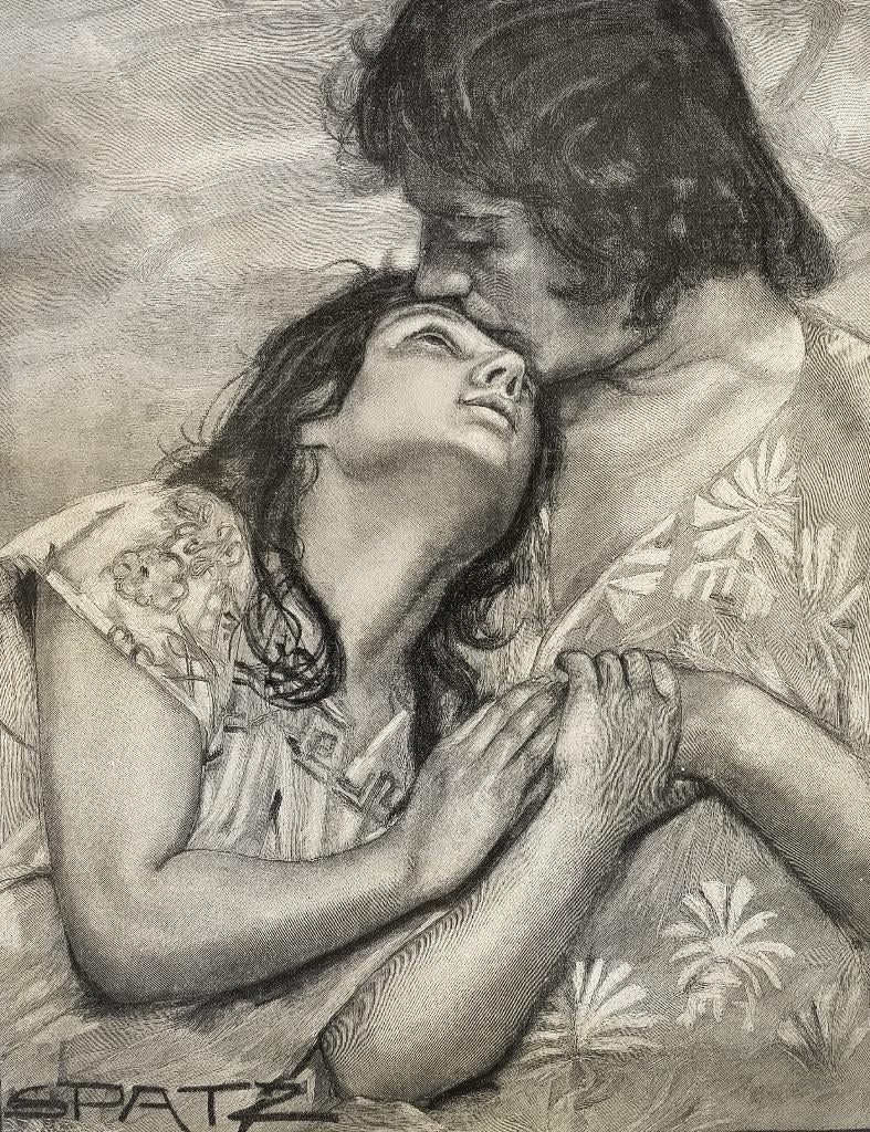 Tristan en Isolde - Richard Wagner., Antiek en Kunst, Kunst | Etsen en Gravures, Ophalen of Verzenden