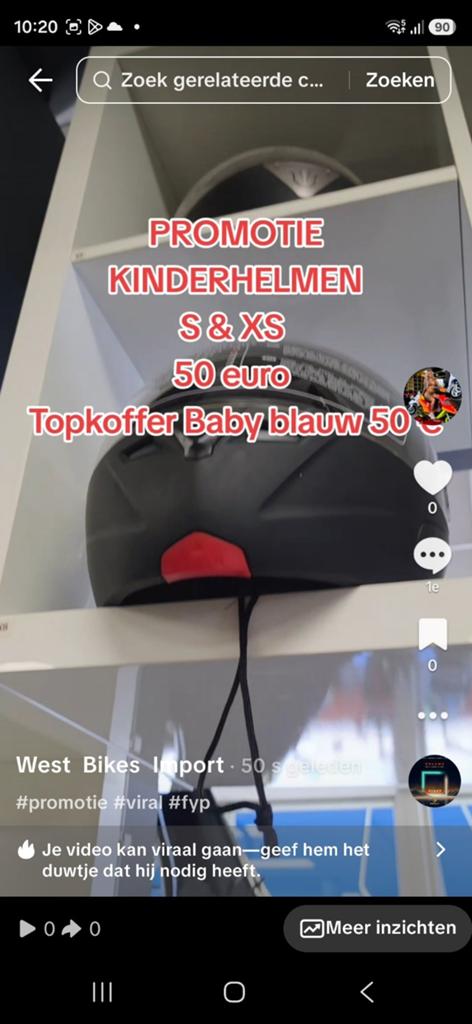 Kinderhelmen voor maar 50 euro S en XS, Fietsen en Brommers, Brommerhelmen, Ophalen
