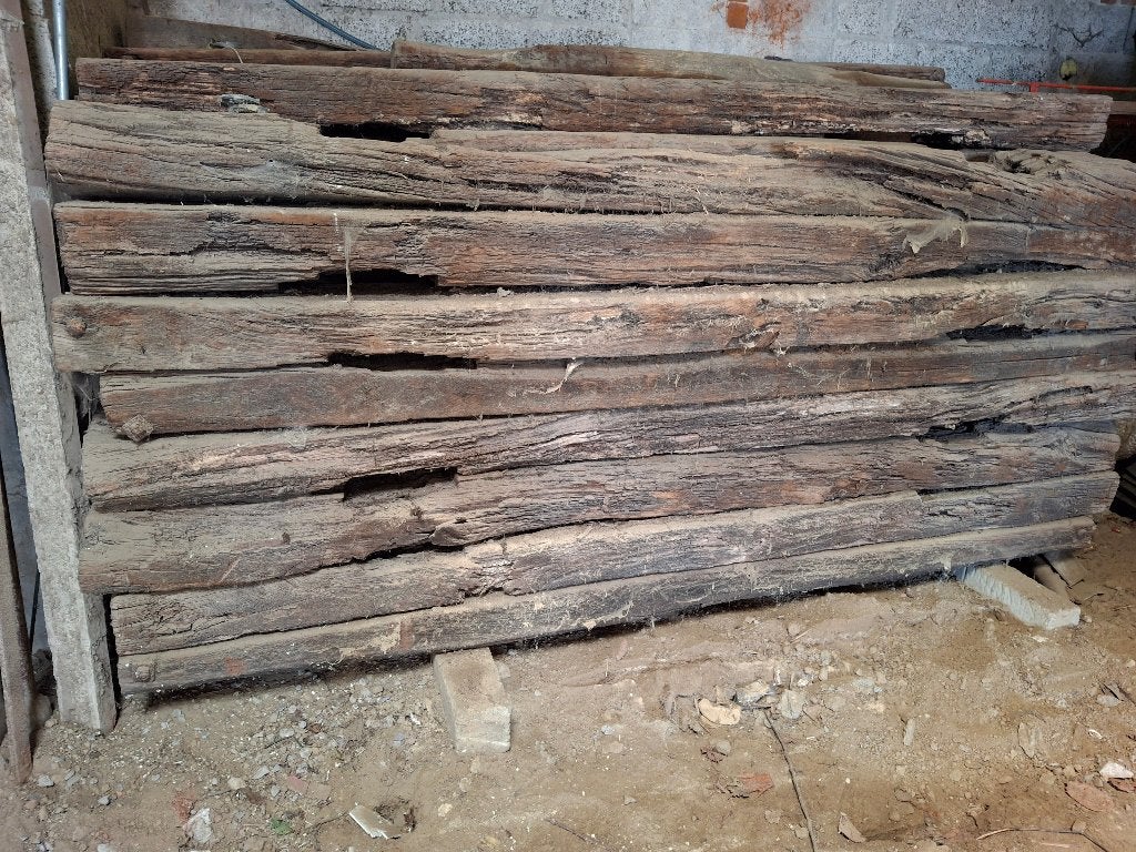 treinbilzen, Tuin en Terras, Ophalen, Gebruikt, 250 cm of meer, Balken
