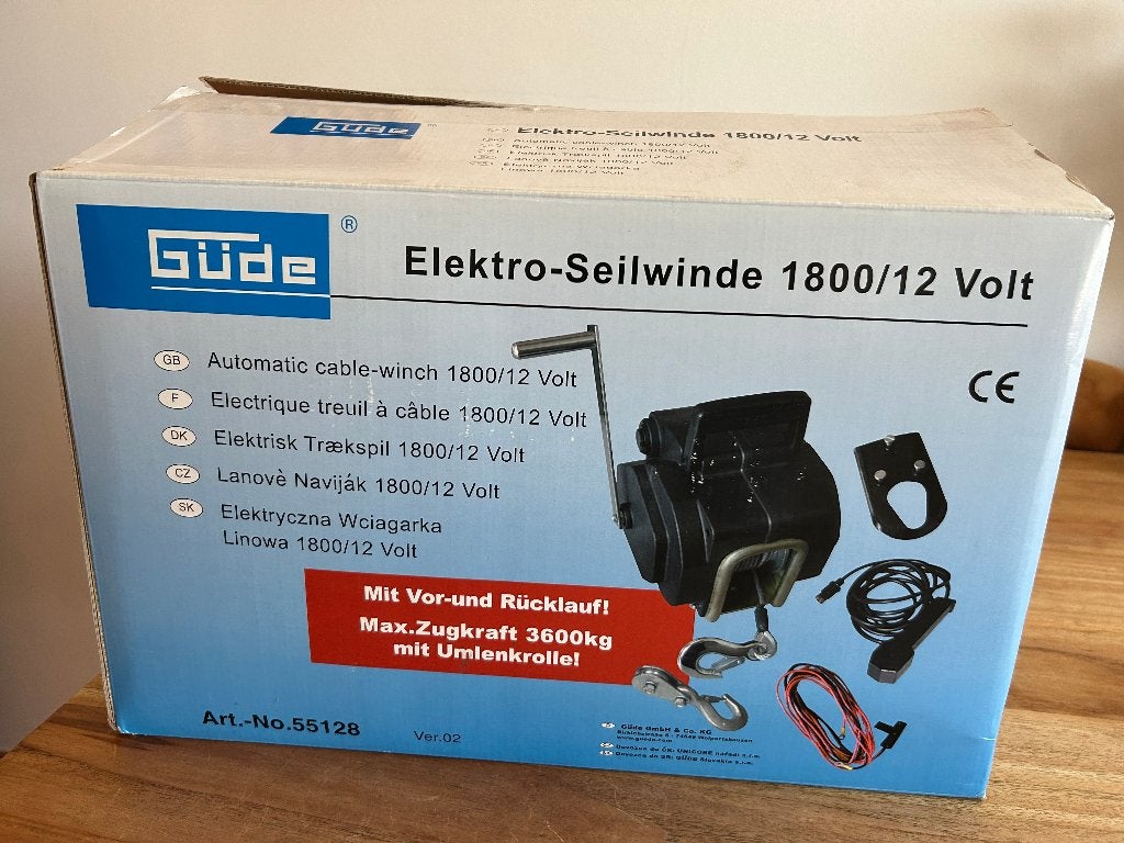 Elektrische kabellier te koop, Bricolage & Construction, Treuils et Palans, Enlèvement, Neuf, Électrique