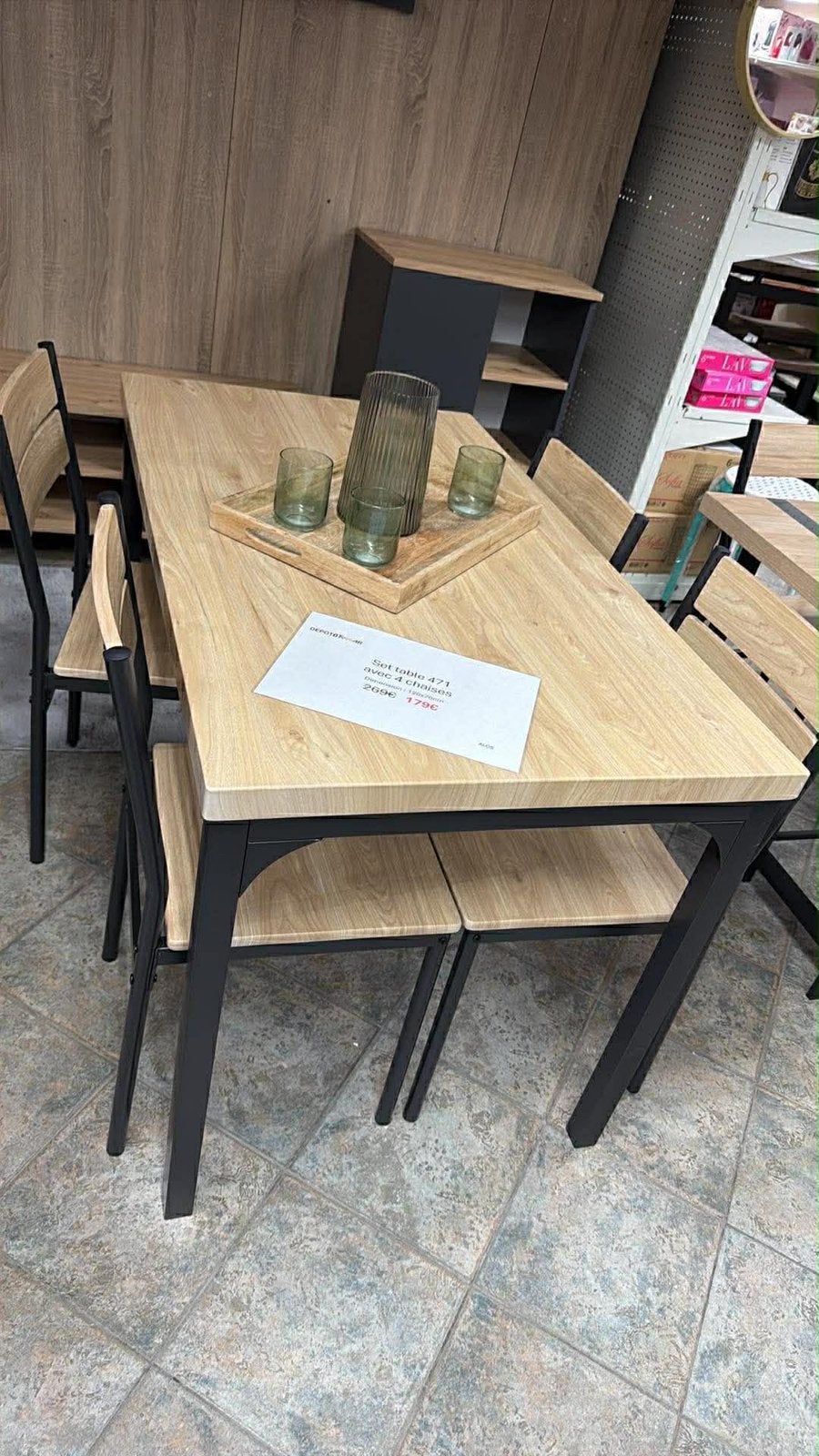 Table de cuisine, Maison & Meubles, Enlèvement, Comme neuf, Métal