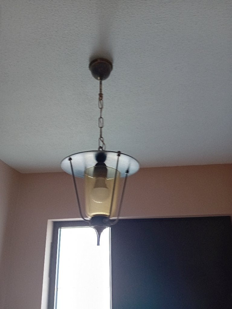 vintage hanglamp, Enlèvement, Utilisé