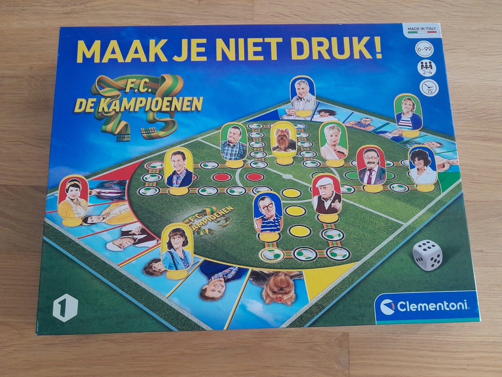 F.C. De Kampioenen bordspel "Maak je niet druk!" (Clementoni, Ophalen, Zo goed als nieuw