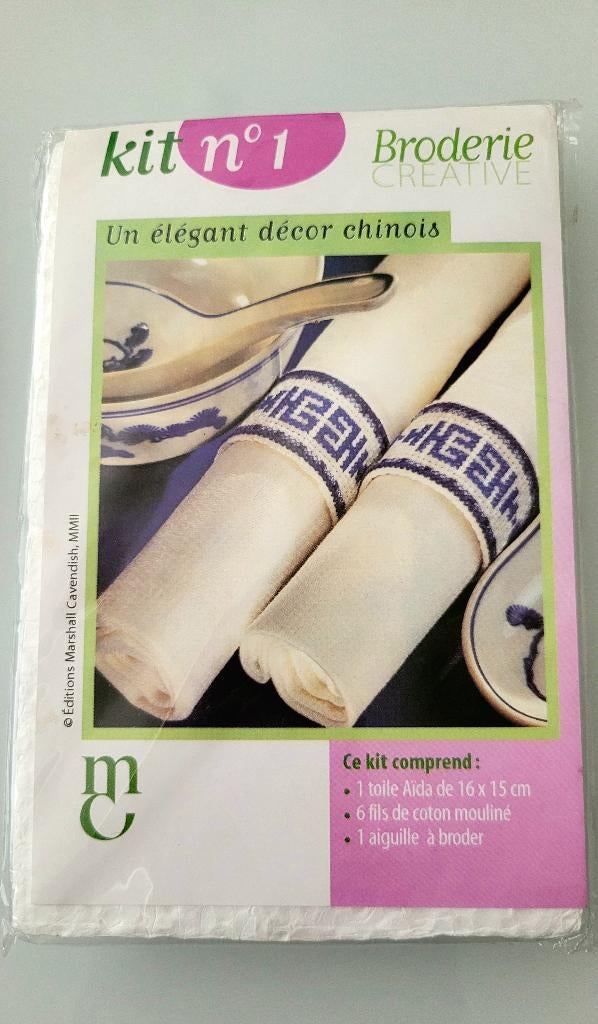 Broderie kit, nieuw, Hobby & Loisirs créatifs, Enlèvement, Neuf, Broderies à la main, Set à broder