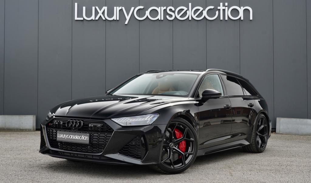 Audi RS6 Performance 4.0 V8 22"/360/MATRIX/HUD/PANO/B&O*, Cuir, 3996 cm³, Entreprise, Entretenue par le concessionnaire