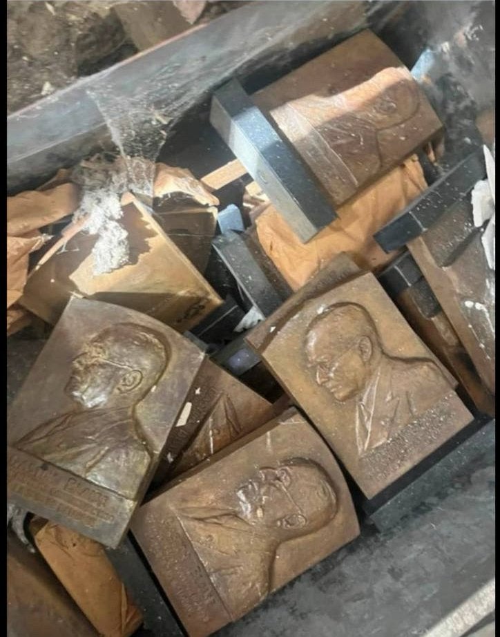 Groot lot bronzen beelden Gaston Blaise 1950, Antiek en Kunst, Ophalen of Verzenden