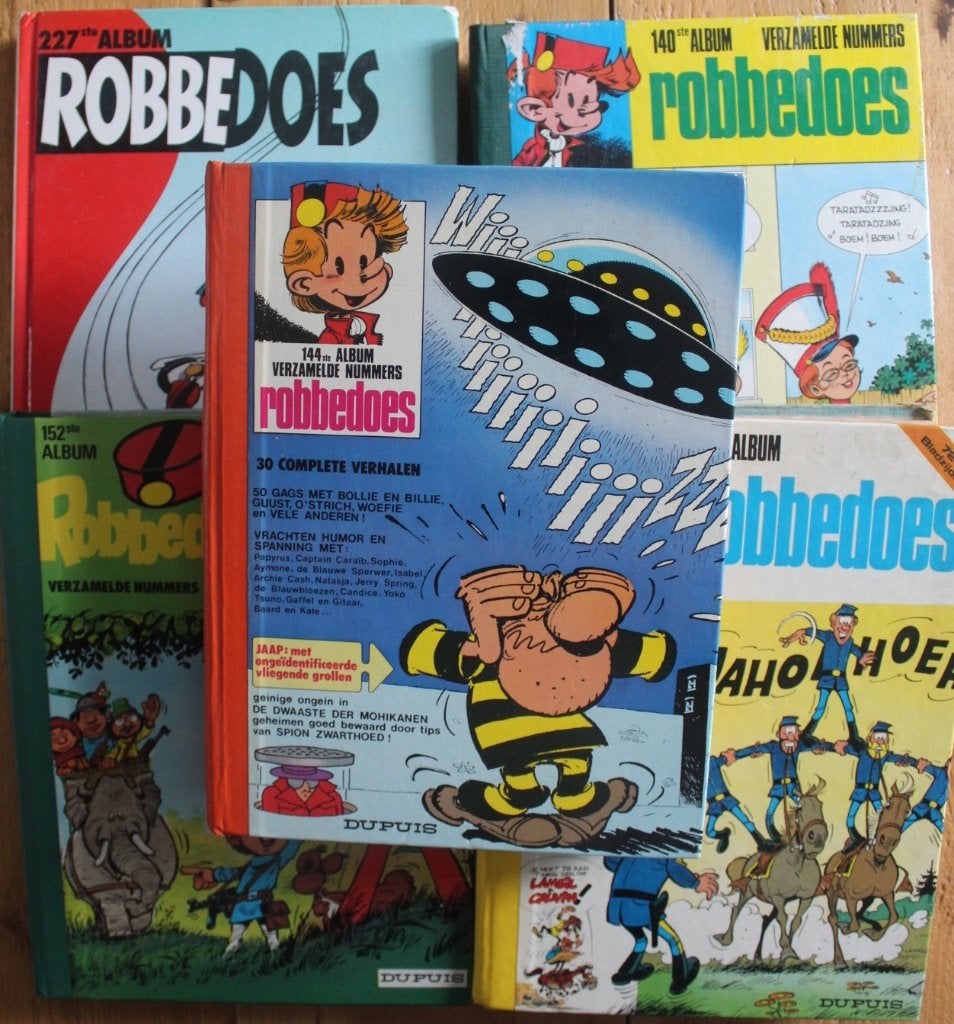 Robbedoes weekblad verzamelalbums prijs voor alles, Boeken, Meerdere stripboeken, Ophalen of Verzenden, Gelezen