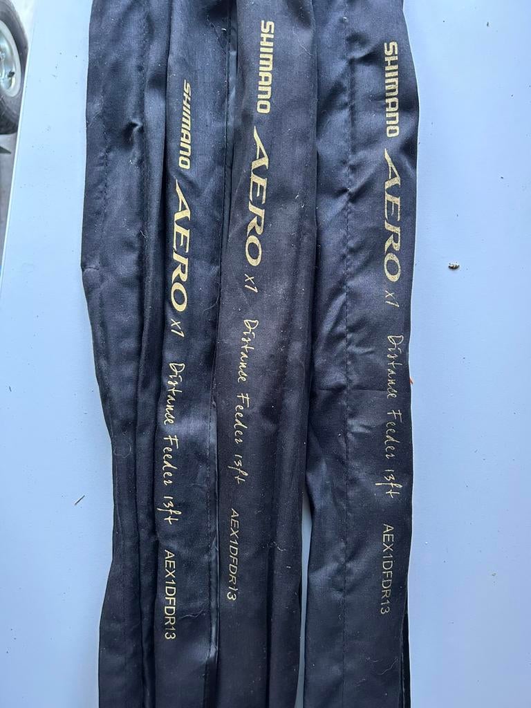 Shimano feeder hengels, Ophalen, Gebruikt