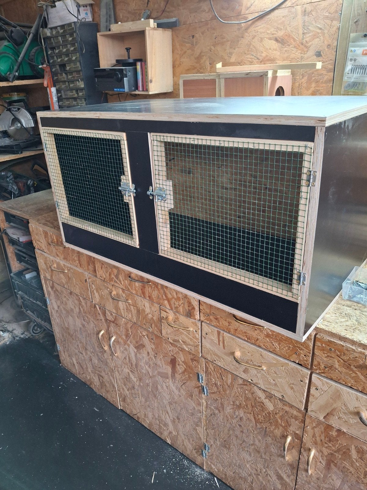 Nieuw konijnenhok, Dieren en Toebehoren, Nieuw, Hok, 75 tot 110 cm, Ophalen