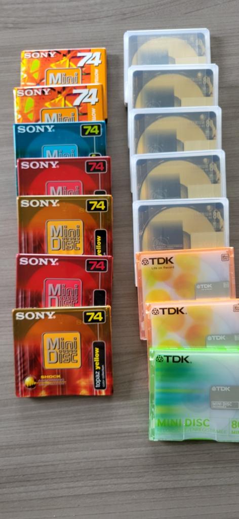MINIDISC SONY 74min/ 80min.  TDK 80MIN, Audio, Tv en Foto, Walkmans, Discmans en Minidiscspelers, Ophalen of Verzenden