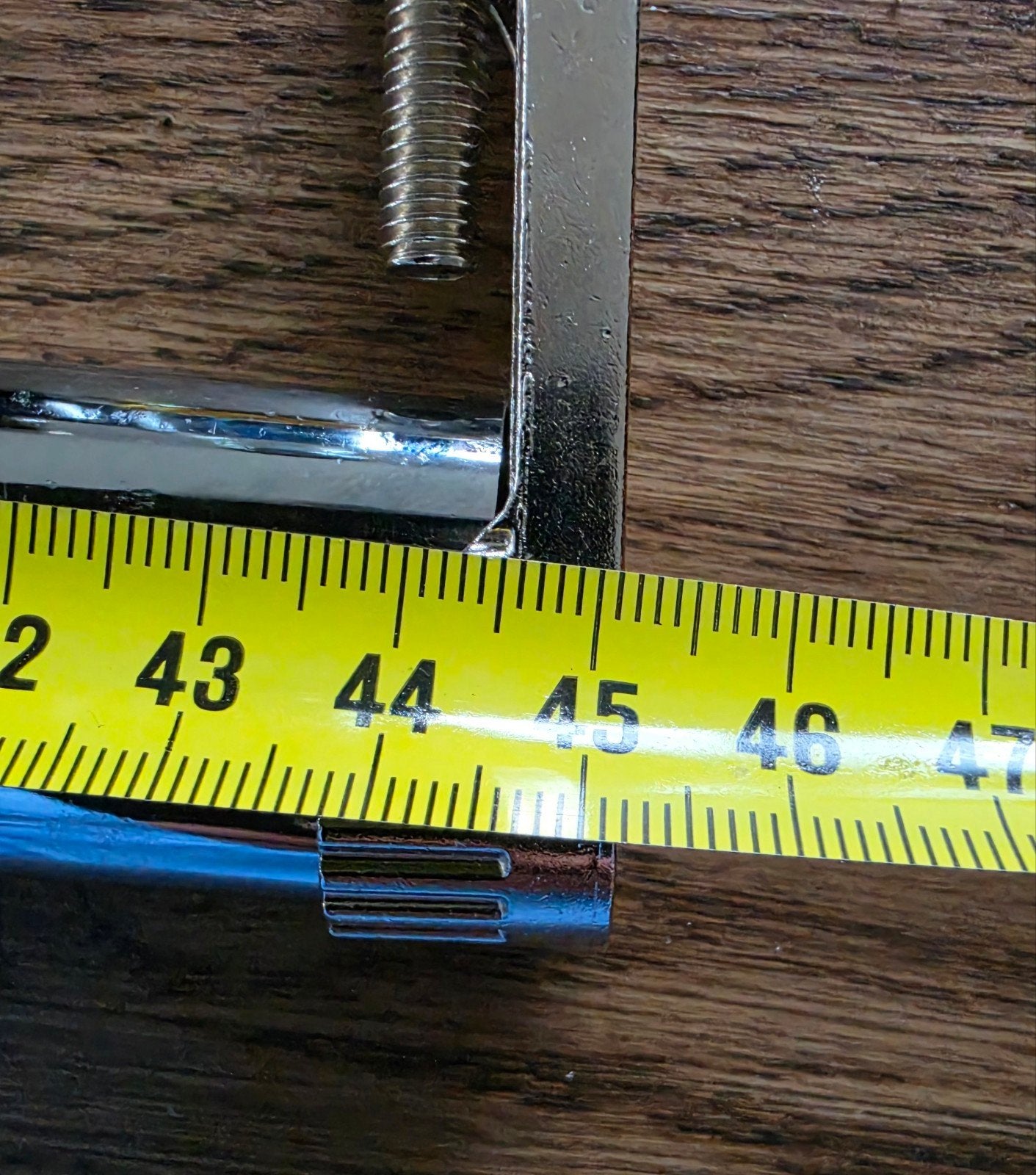 tringle de penderie métal chromé fixation robuste, Enlèvement, Comme neuf, Autres types, Autres marques