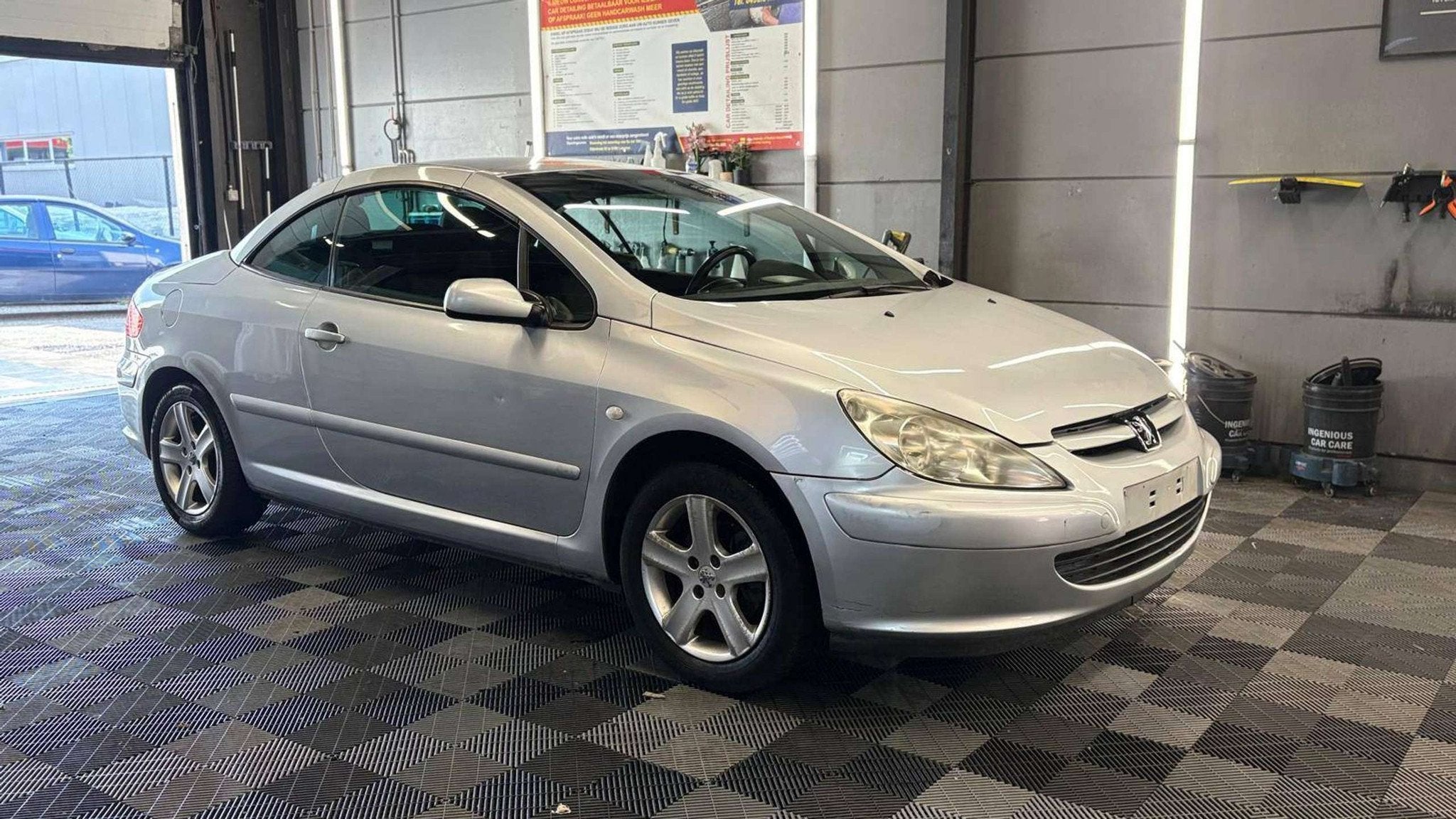 Peugeot 307 cc 1.6 bj2005 benzine manueel eur4 140058km, Auto's, 4 zetels, Electronic Stability Program (ESP), 4 cilinders, Cabriolet