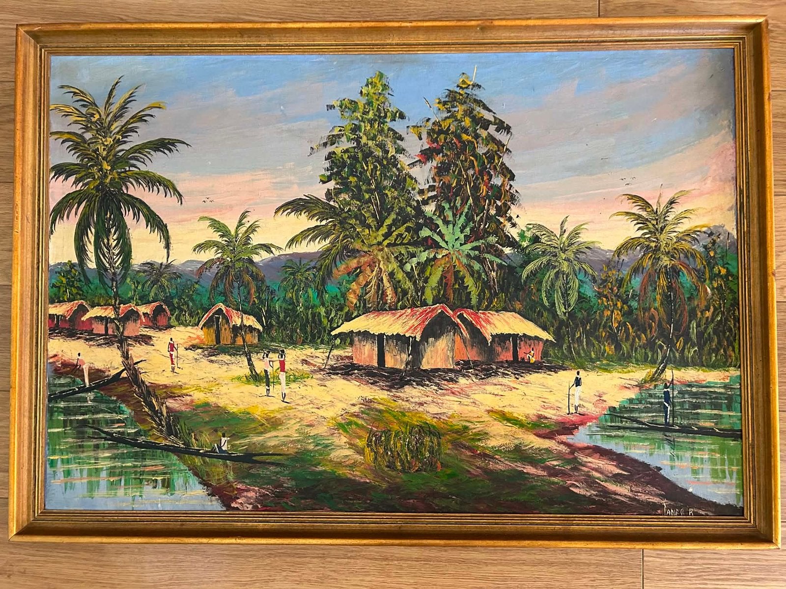 Schilderij Congo, Antiek en Kunst, Ophalen, Klassiek