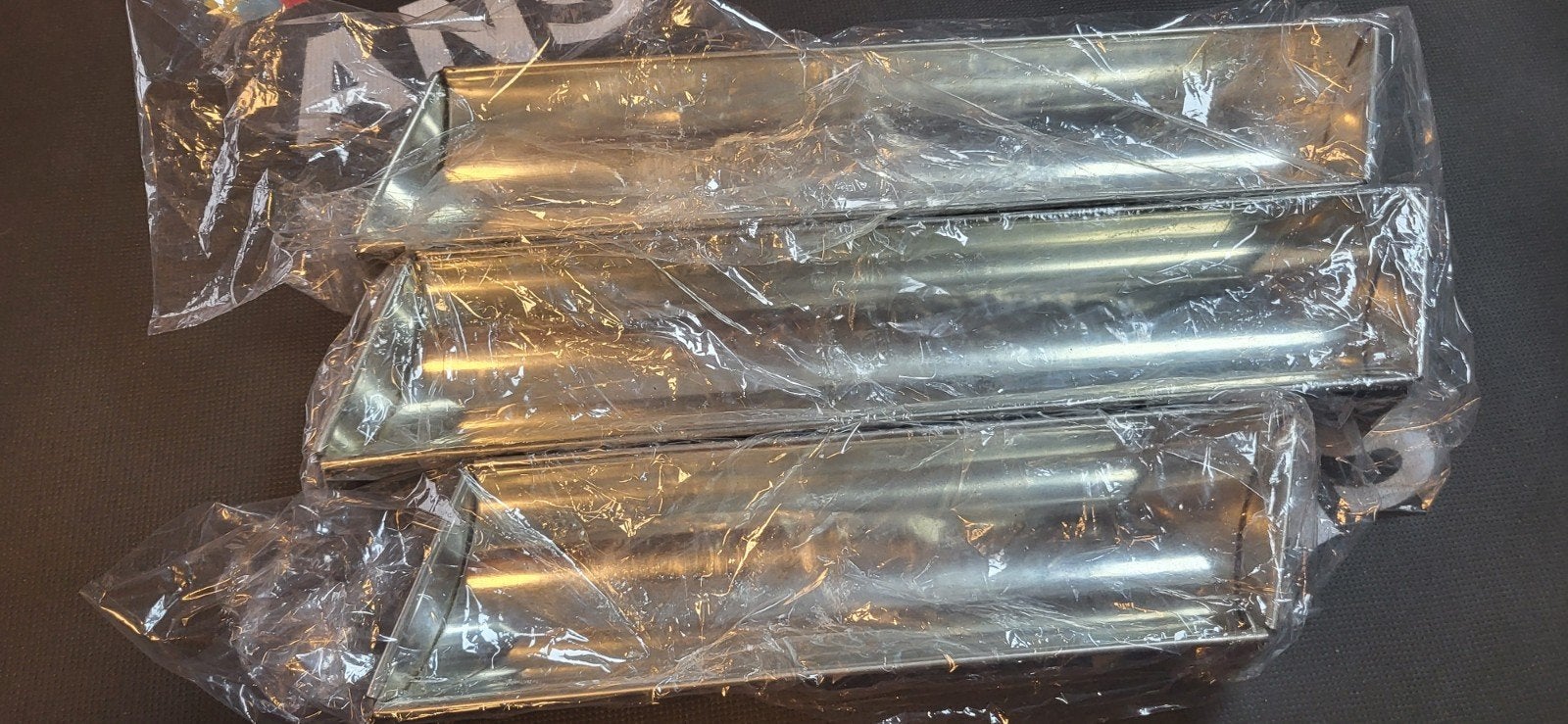 moules à bûche en inox, Enlèvement ou Envoi, Utilisé, Gâteaux, Tartes ou cupcakes, Moule