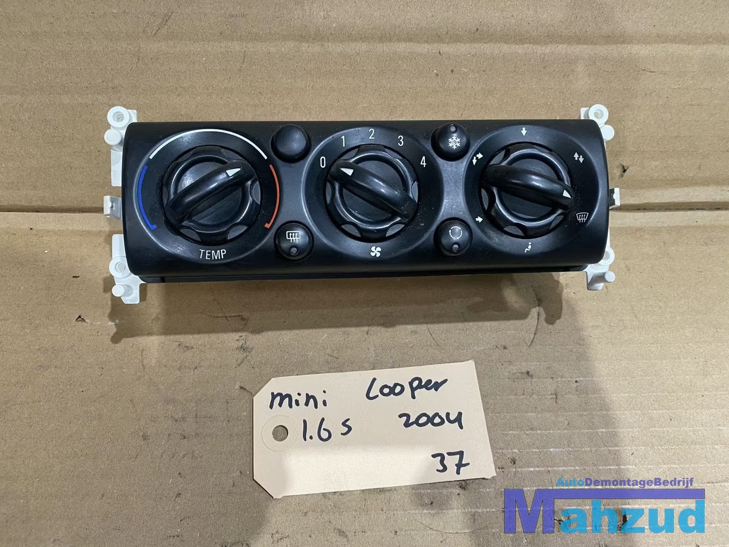 MINI COOPER S Kachel airco bediening schakelaar 64111502214, Fabrikant BV, Gebruikt, Info@fabrikant.eu, Fabrikantstraat 1
1000 AA  Amsterdam, NL