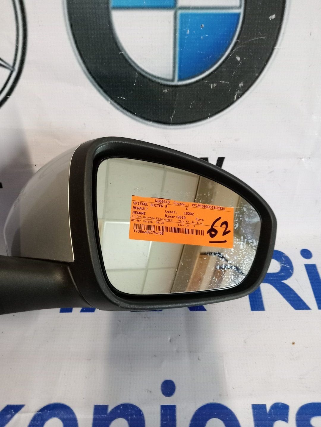 Renault Megane buitenspiegel rechts 2019, Gebruikt, -, Renault, -