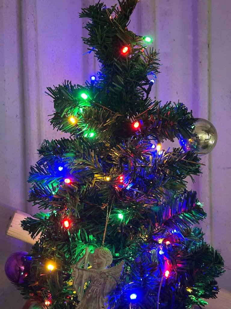 mini kerstboom met  lichtjes, Diversen, Ophalen, Gebruikt