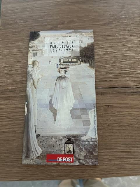 folder de Post Belgie Paul Delvaux 1997, Collections, Enlèvement
