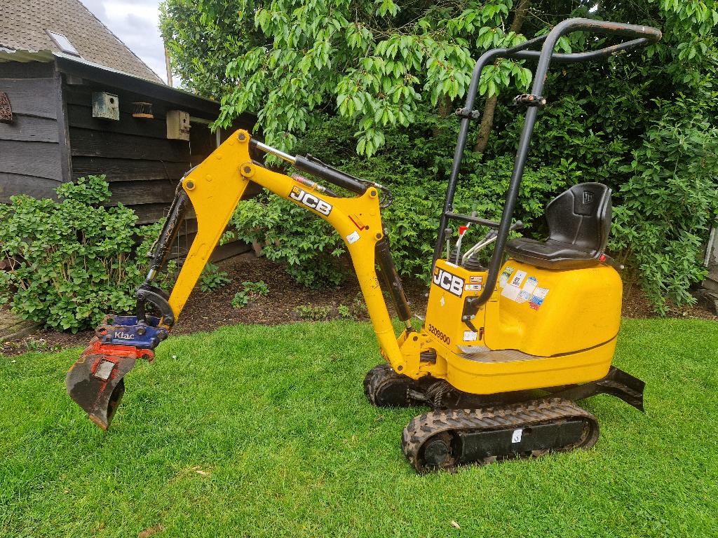 minigraver jcb 1000 kg, Ophalen