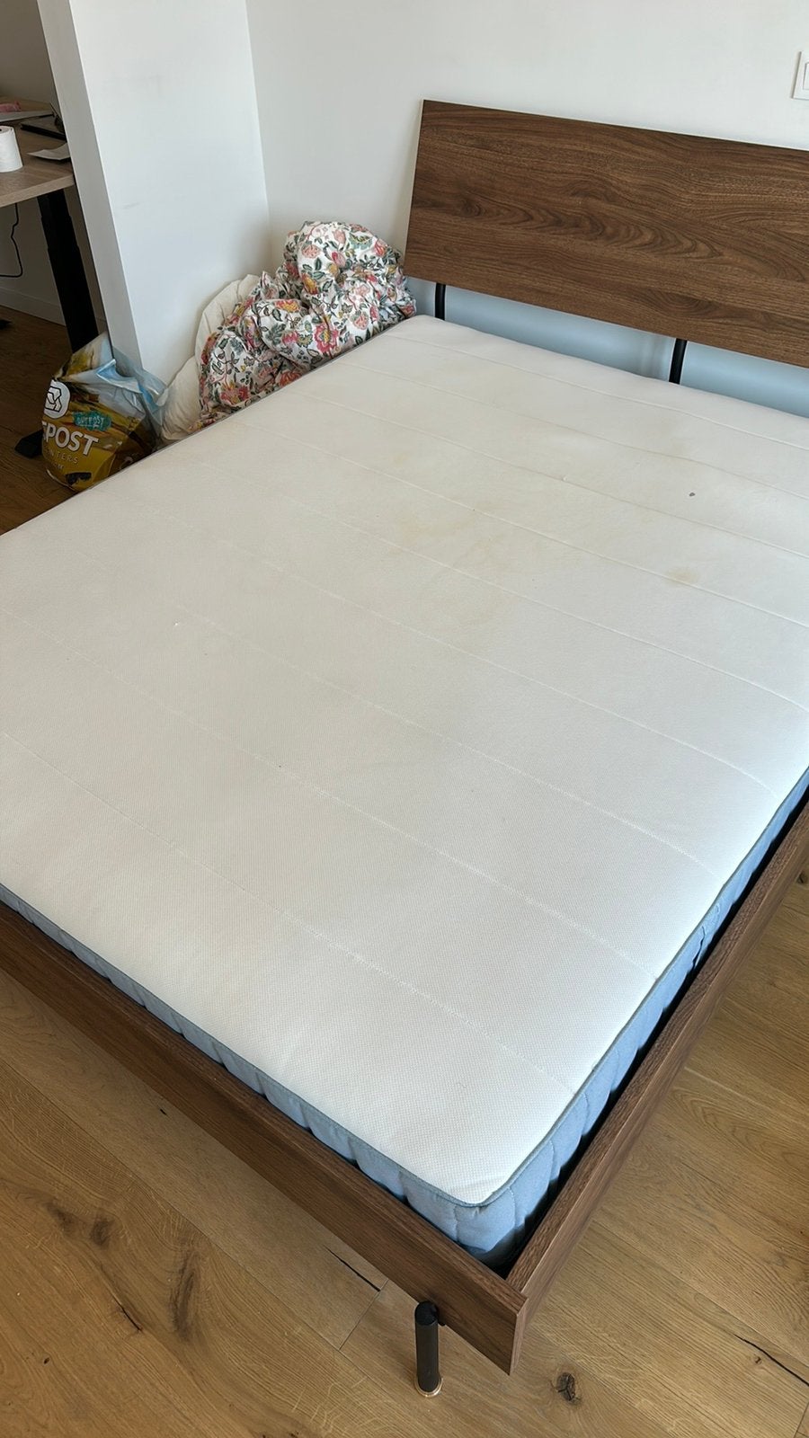 Ikea Mattress 6 months old for free, Huis en Inrichting, Ophalen, Tweepersoons, Zo goed als nieuw, Overige maten