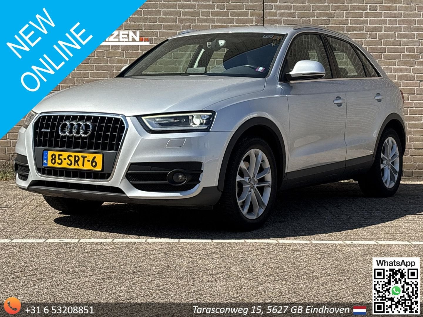 Audi Q3 2.0 TFSI quattro, Auto's, Audi, Automaat, Zwart, Bedrijf, SUV of Terreinwagen