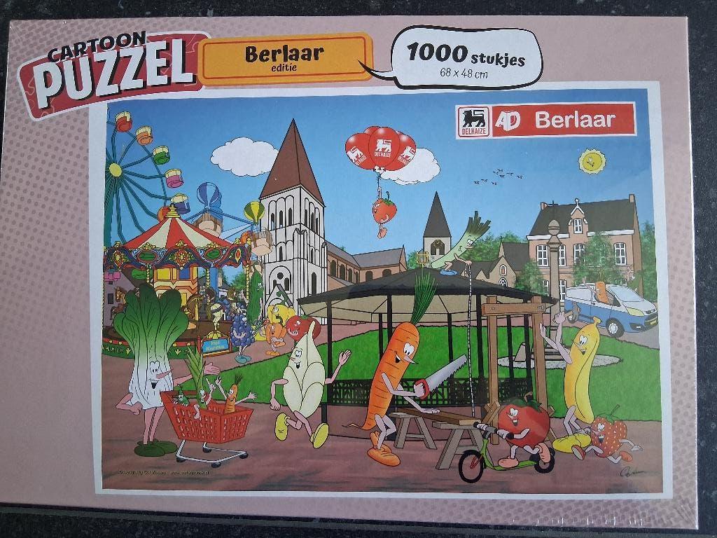 Puzzel Berlaar 1000 stukjes te ruil, Ophalen, 500 t/m 1500 stukjes, Zo goed als nieuw, Legpuzzel