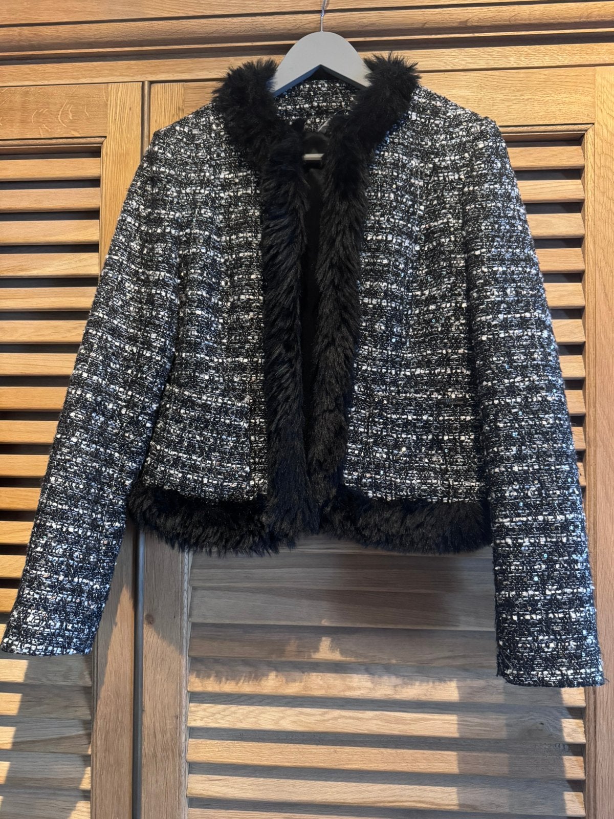 Tweed jasje Liu-Jo maat 40 nieuwstaat, Kleding | Dames, Ophalen of Verzenden, Zo goed als nieuw, Maat 38/40 (M)