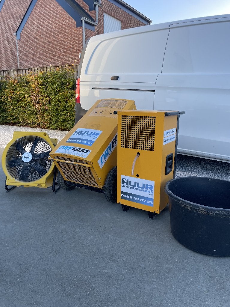 Bouwdroger DF400 , DF800 en ventilator