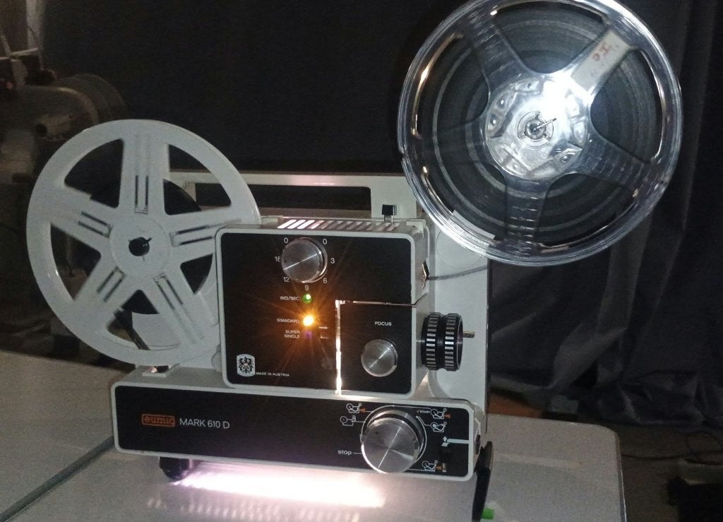 Eumig Mark 610 D Dual Silent projector., Ophalen of Verzenden, Gebruikt