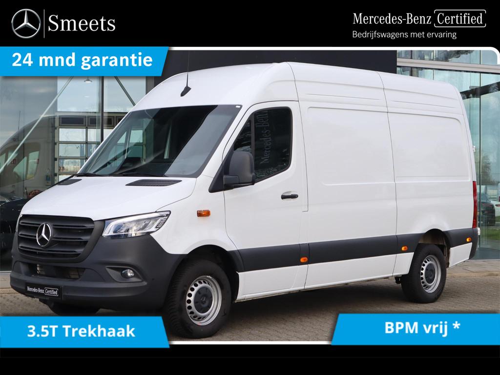 Mercedes-Benz Sprinter 317 CDI L2H2 FACEL. LED 3.5T TREKHAAK, Auto's, Automaat, 4 deurs, Gebruikt, Euro 6