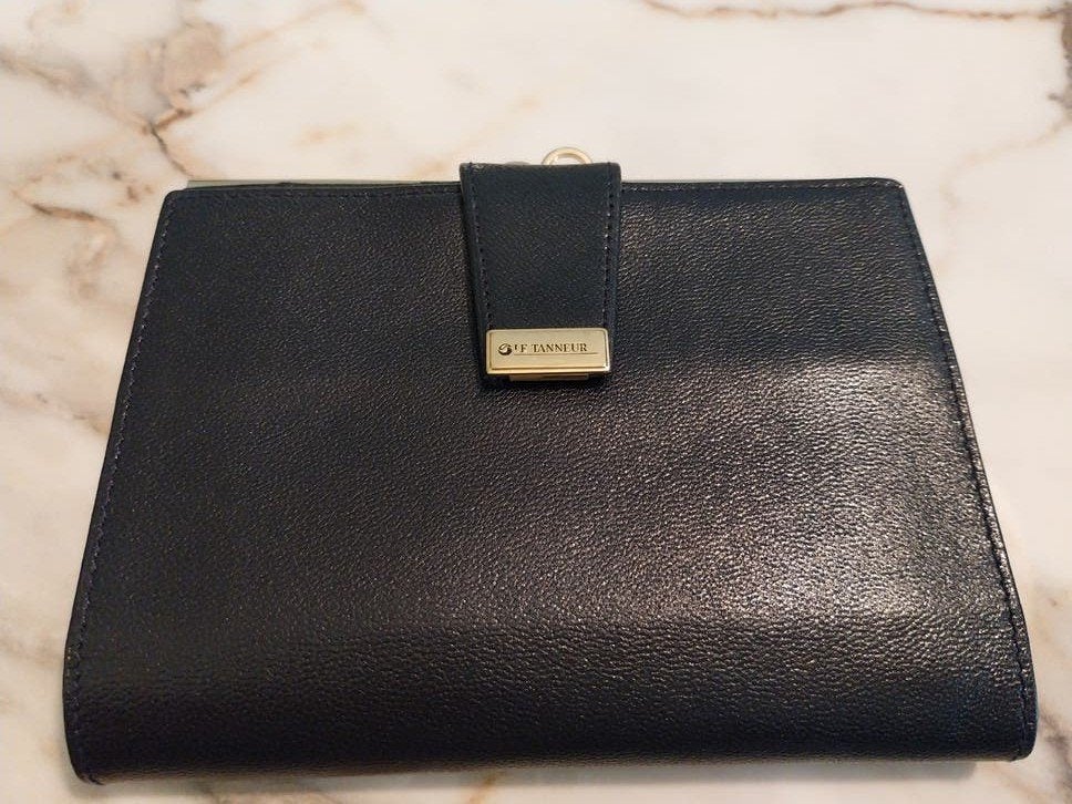 Le Tanneur leren portemonee ( TOPKWALITEIT) geen namaak, Handtassen en Accessoires, Portemonnees, Overige merken, Zwart, Ophalen of Verzenden