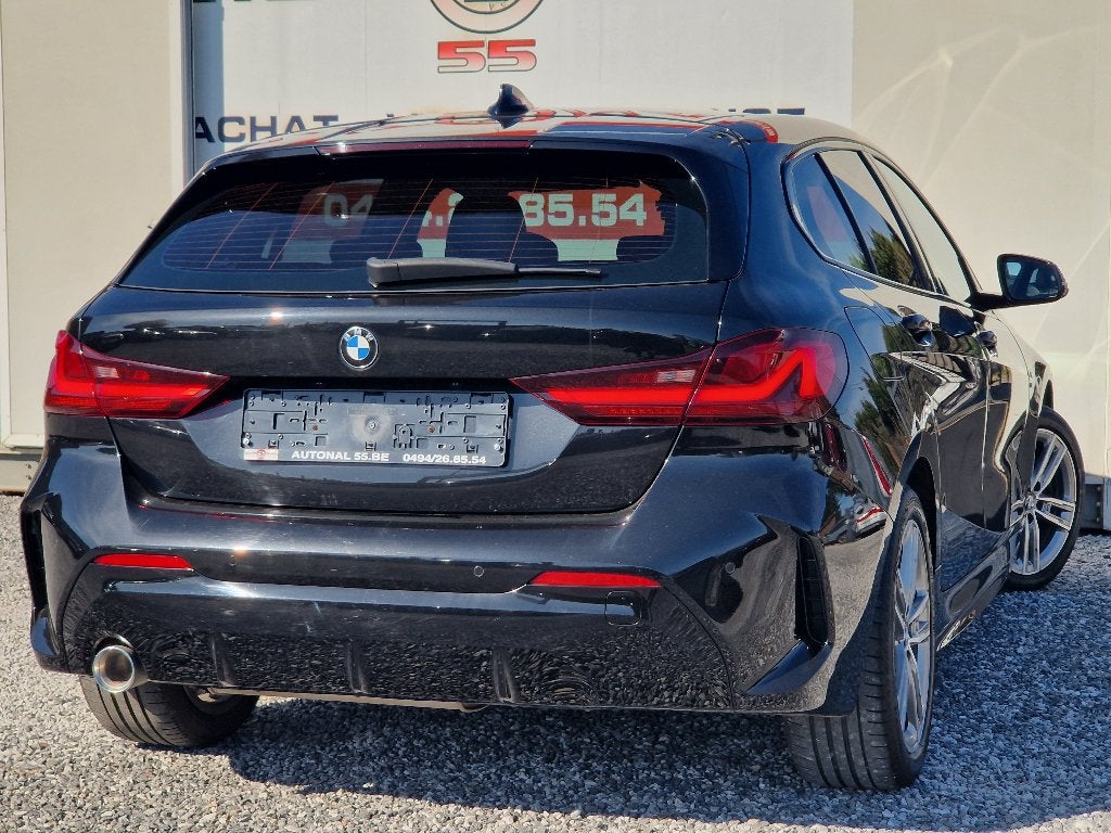 BMW 116 d PACK M SPORT*CARNET*XENON*GPS*LEER*CARPLAY*PDC, Dealer onderhouden, 1 Reeks, Zwart, Leder