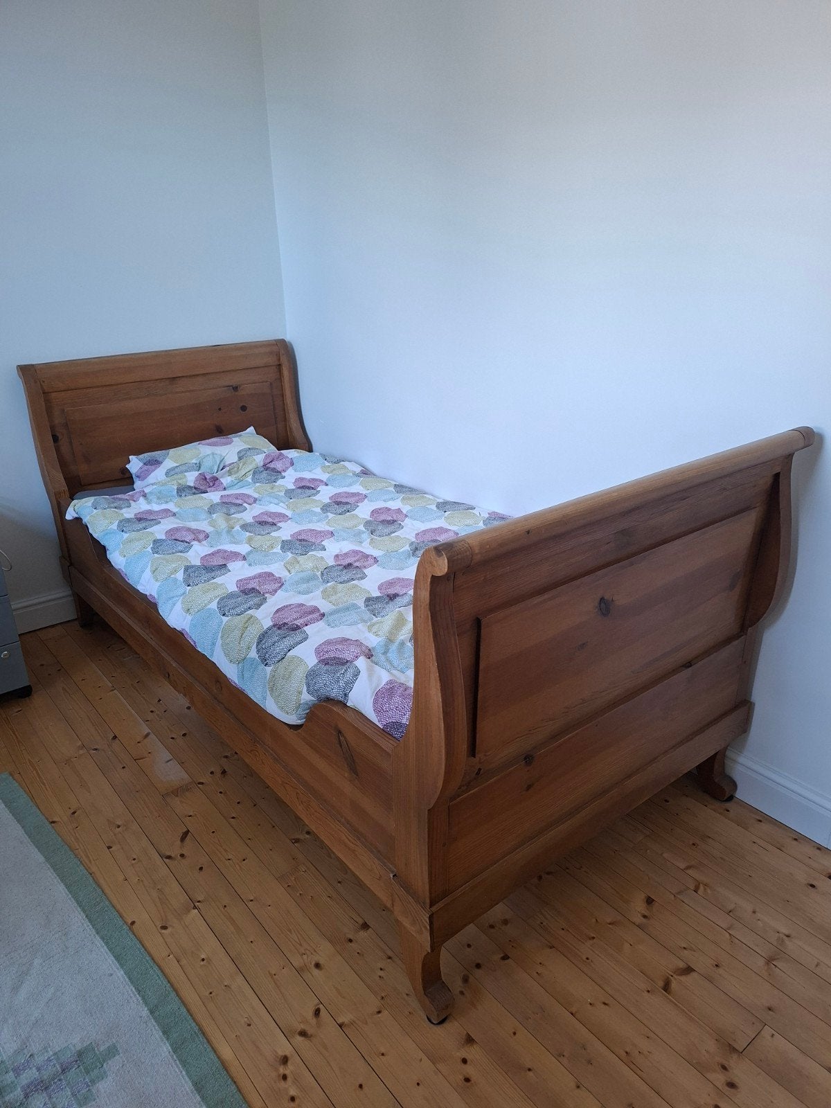 Antiek eenpersoonsbed, Huis en Inrichting, Slaapkamer | Bedden, Ophalen, Eenpersoons, Antiek