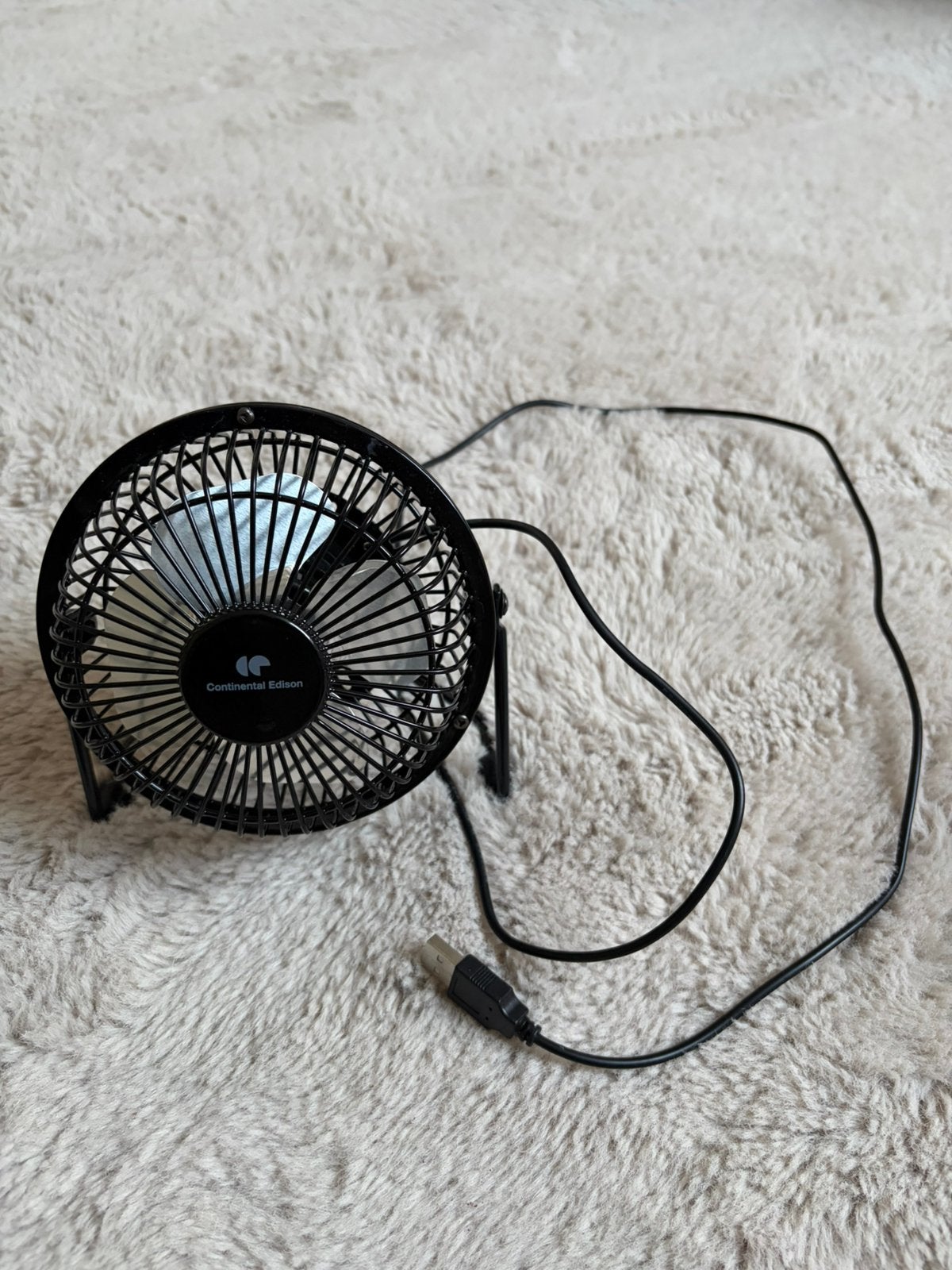 Mini ventilator te koop Continental Edison, Elektronische apparatuur, Ophalen of Verzenden, Zo goed als nieuw