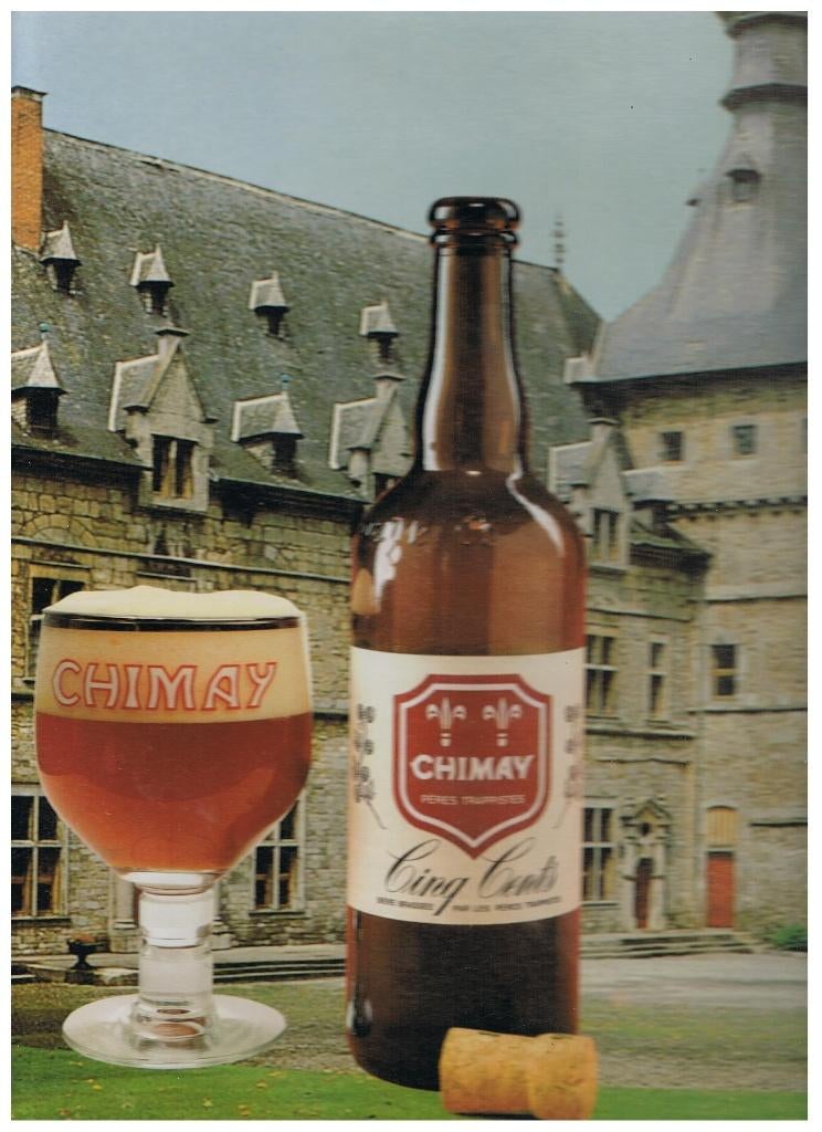 CHIMAY OUD RECLAME BORD, Verzenden, Nieuw, Reclamebord, Plaat of Schild