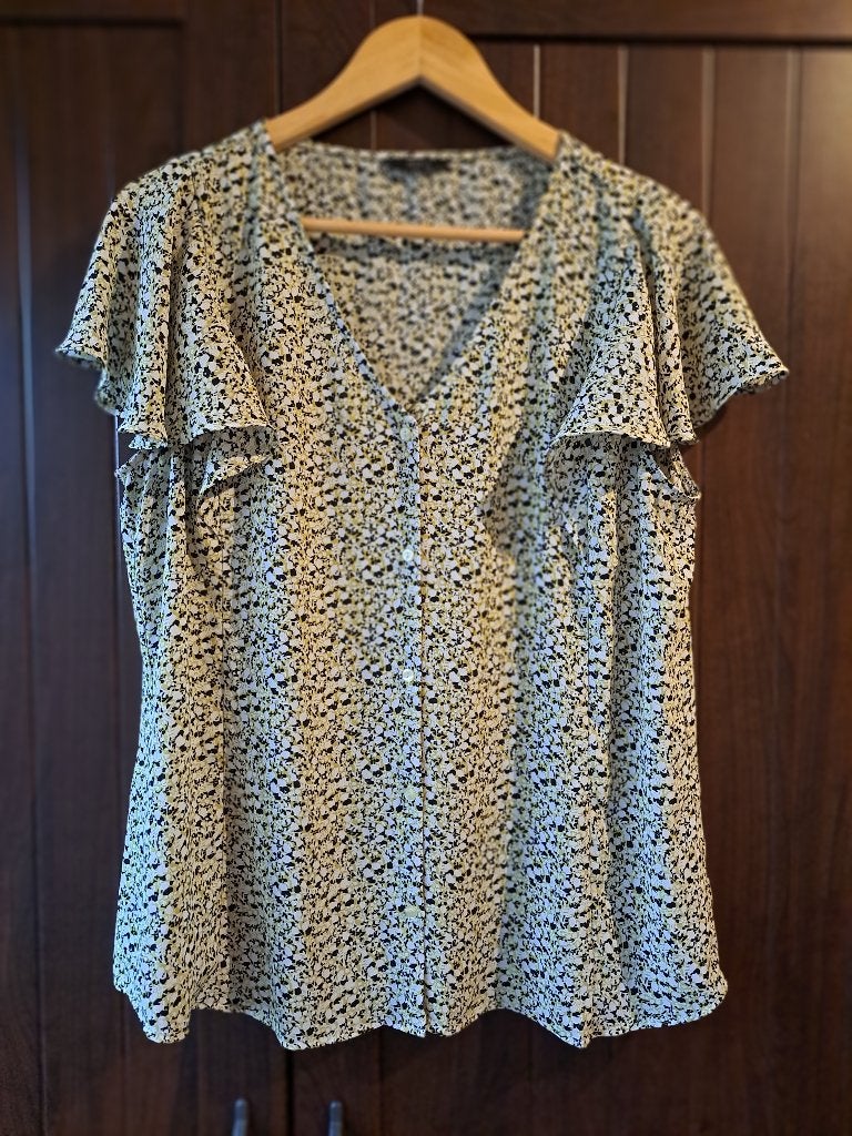 Leuke blouse van C&A in maat 44, Verzenden, Maat 42/44 (L), Groen, Gedragen
