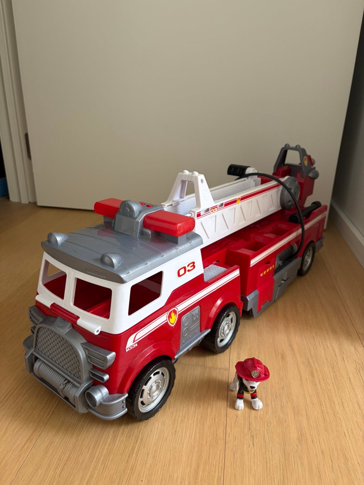 Paw Patrol brandweerwagen, Ophalen of Verzenden, Zo goed als nieuw