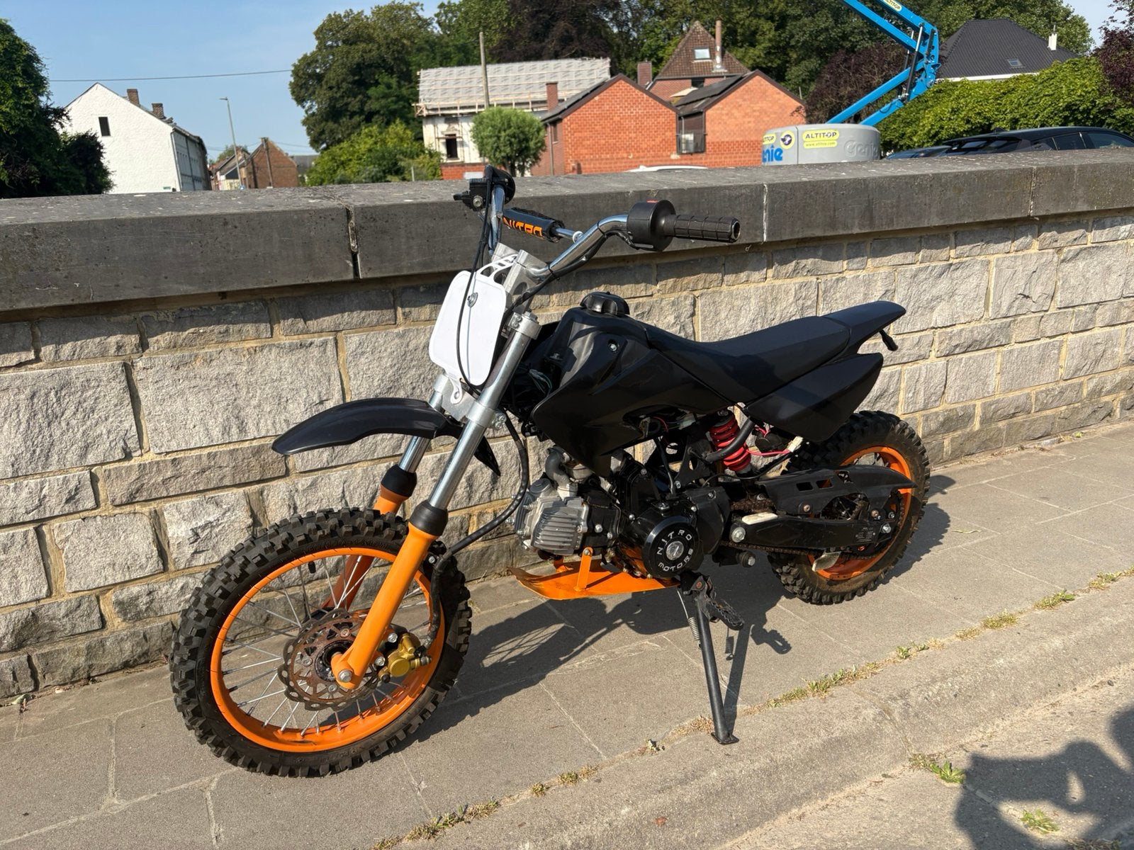 125CC AUTOMATISCHE CROSSMOTOR, Ophalen, 125 cc, Zo goed als nieuw, Schijfrem