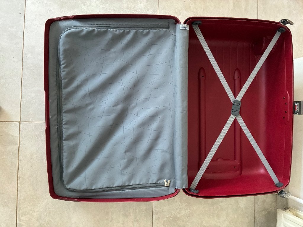 Zeer ruime en stevige reiskoffer /valies Samsonite, Handtassen en Accessoires, Koffers, Ophalen, Gebruikt, Hard kunststof, 45 tot 55 cm