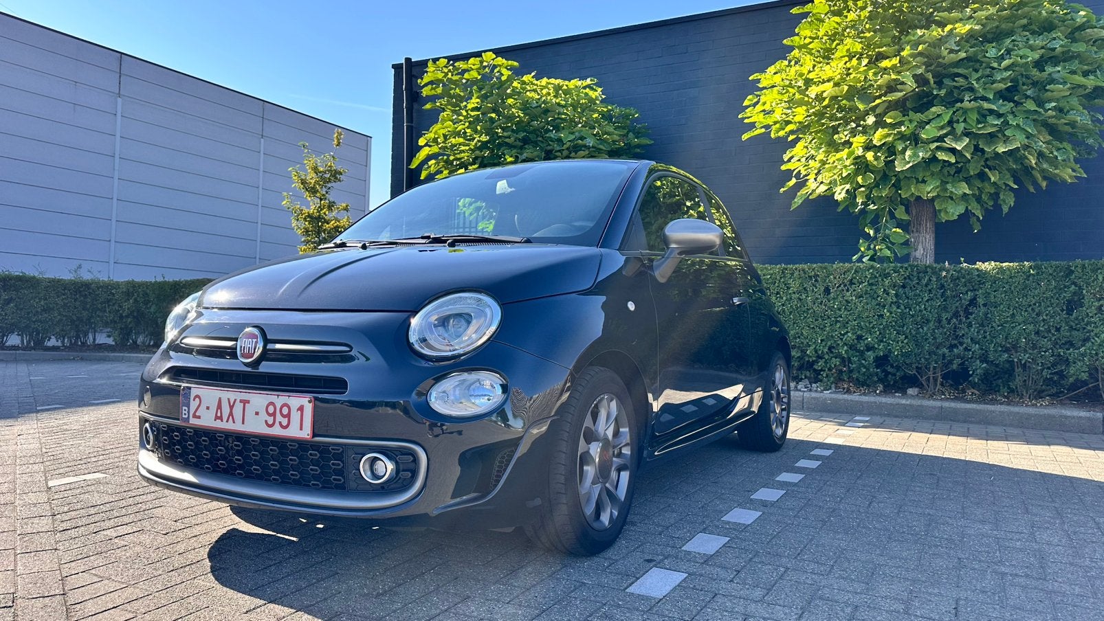 Fiat 500S 1.2 Benzine 69pk – 45.065 km – Zeer nette staat, Auto's, Fiat, 4 zetels, Zwart, Handgeschakeld, Particulier