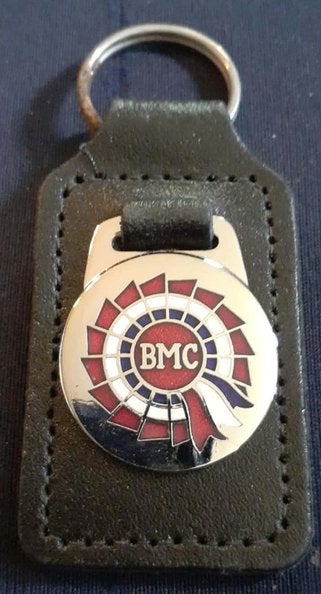 porte clé publicitaire emaille sur cuir BMC, Ophalen of Verzenden, Zo goed als nieuw, Merk