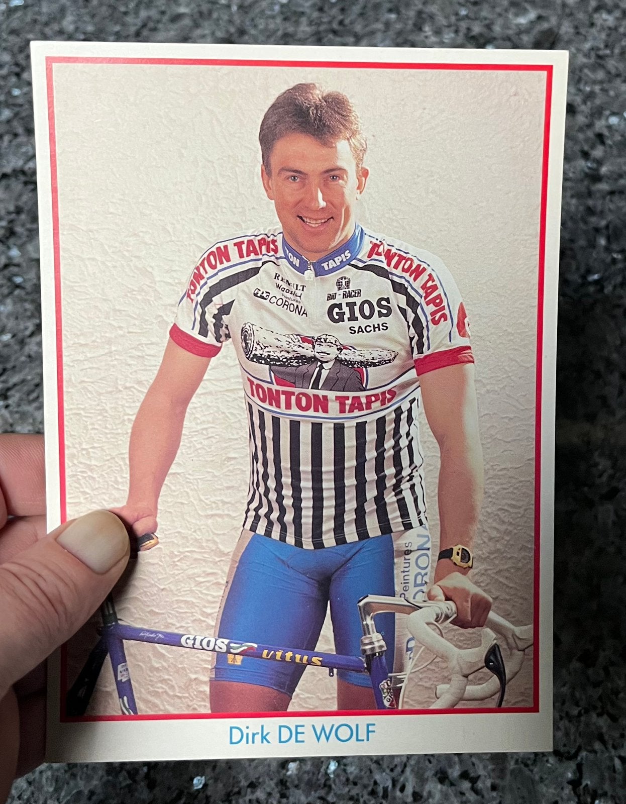Wielrenner Dirk De Wolf Gios, Ophalen, Zo goed als nieuw